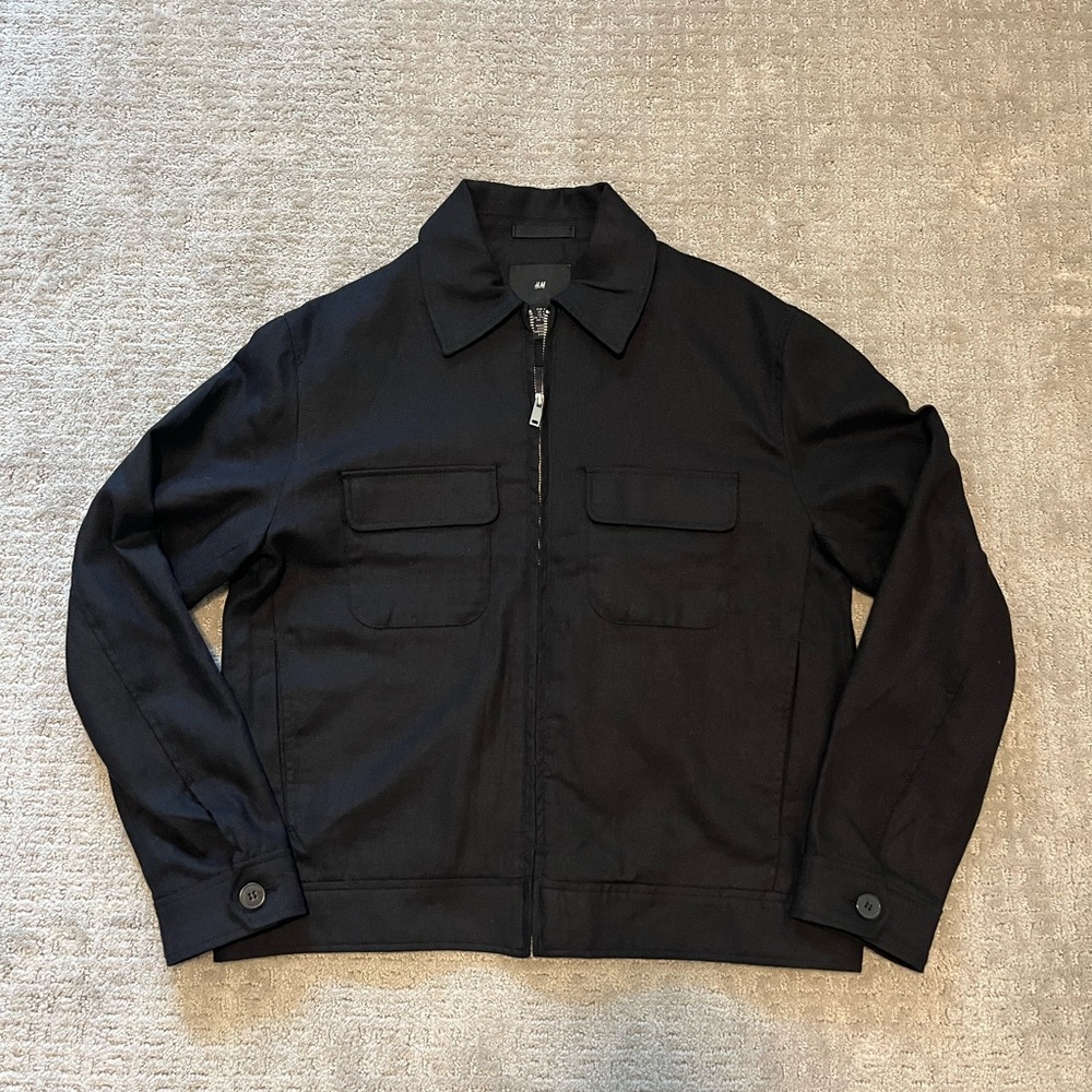 Men's Black H and M Jacket